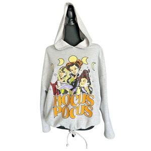 Disney Hocus Pocus Women's Cinched‎ Hem Hoodie Sanderson Sisters Sweatshirt XXL